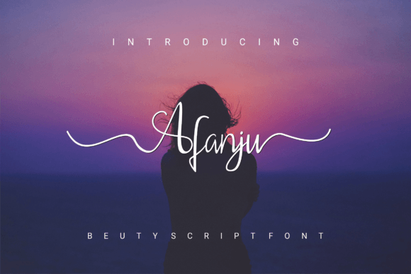 Afanju: A Script Font That Brings Romance to Branding