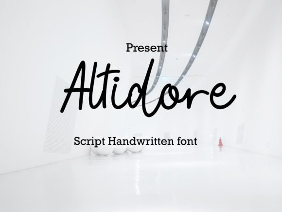 Altidore Font: Elevating Editorial Design with Modern Script Typography