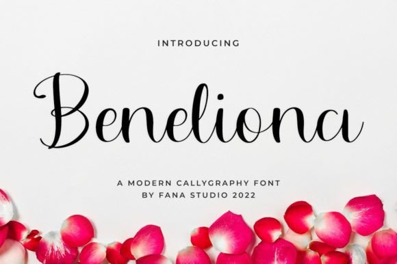 Beneliona: The Elegant Script Font for Modern Branding and Marketing
