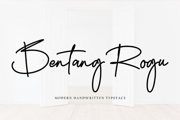 Bentang Rogu: A Handwritten Font That Elevates Branding