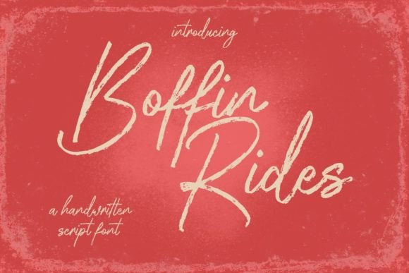 Boffin Rides Font for Professional and Creative Branding