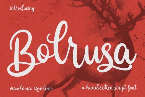Bolrusa Font: A Script Handwritten Typeface for Bold, Engaging Branding