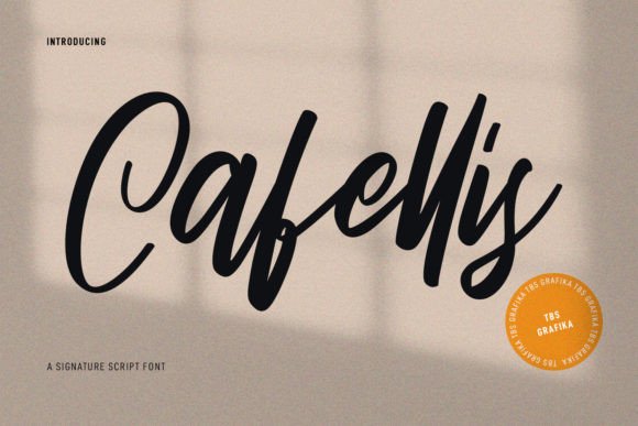 Cafellis Font for Makers and Designers