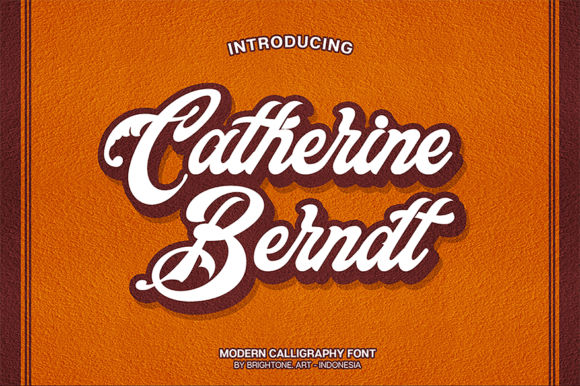 Catherine Berndt Script Font for Crafting and Branding