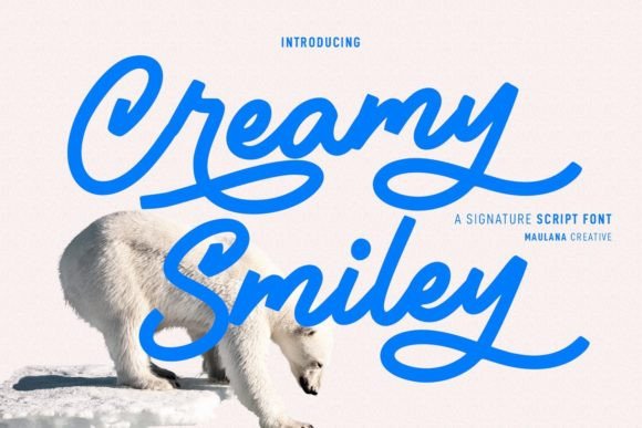 Creamy Smiley Font for Small Business Branding