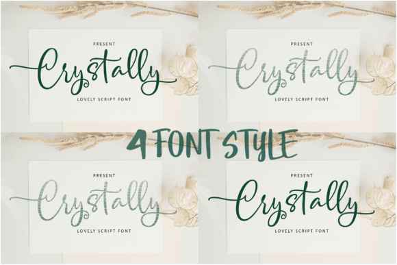 Crystally: A Premium Script Font for Polished Branding