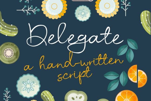 Delegate Font: A Quirky Script for Creative Branding