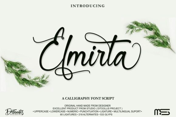 Elmirta Font: A Modern Script for Creative Makers