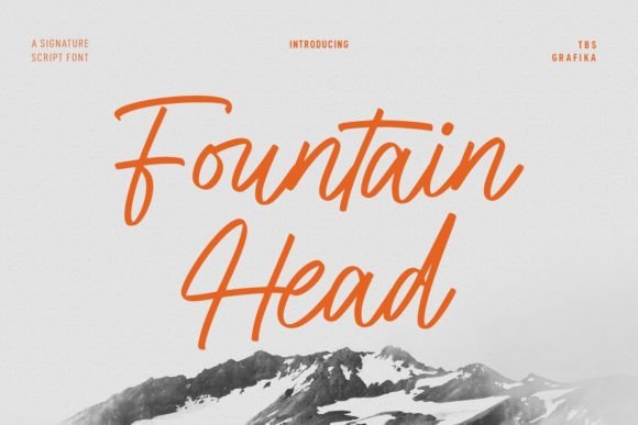 Fountain Head Font for a Polished Brand Identity