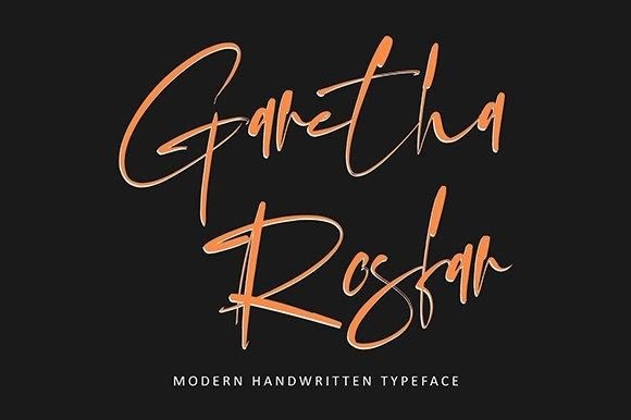 Garetha Rosfar: A Handwritten Font That Elevates Your Campaign Messaging