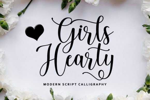 Girls Hearty Font for Editorial Design and Modern Typography