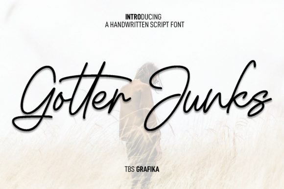 Gotter Junks Font: A Modern Script for Real-World Branding