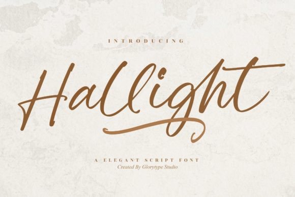 Hallight: A Versatile Script Handwritten Font