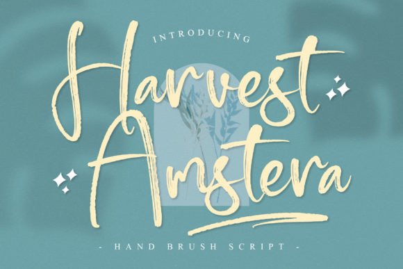 Harvest Amstera Font for Makers and Designers