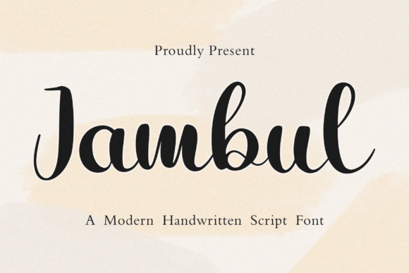 Jambul Font for Branding and Creative Projects