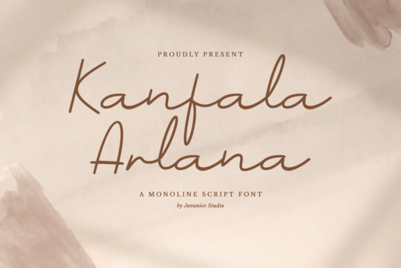 Kanfala Arlana Font for Creative Makers and Product Designers