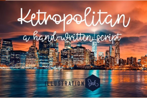 Ketropolitan: A Quirky Handwritten Font for Creative Projects