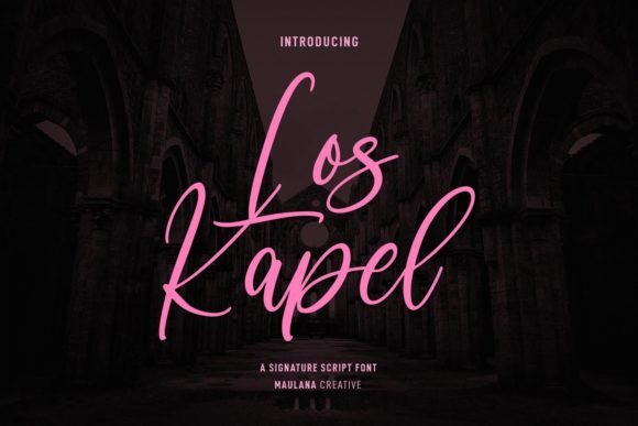 Los Kapel: A Script Font for Modern Editorial Design