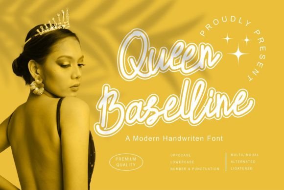Queen Baselline Font: A Stylish Script for Craft Creators