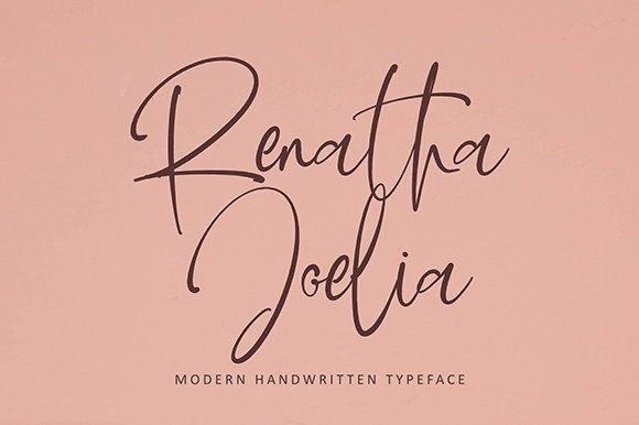 Renatha Joelia: A Stylish Script Font for Modern Design