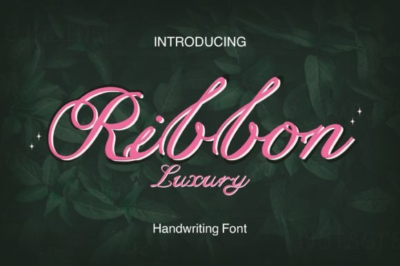Ribbon Luxury Font Review for Creative Projects