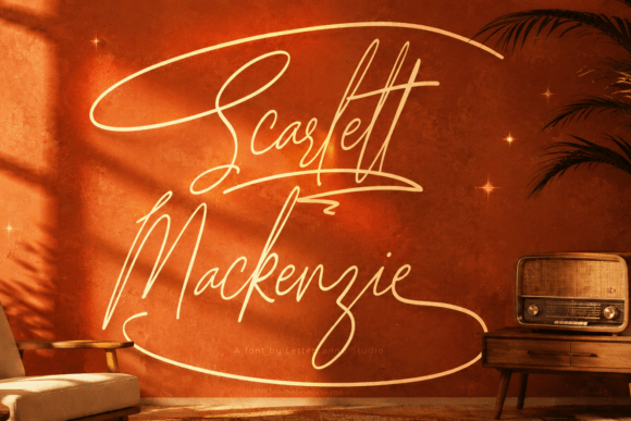 Scarlett Mackenzie Font Review: A Signature Script for Sophisticated Design