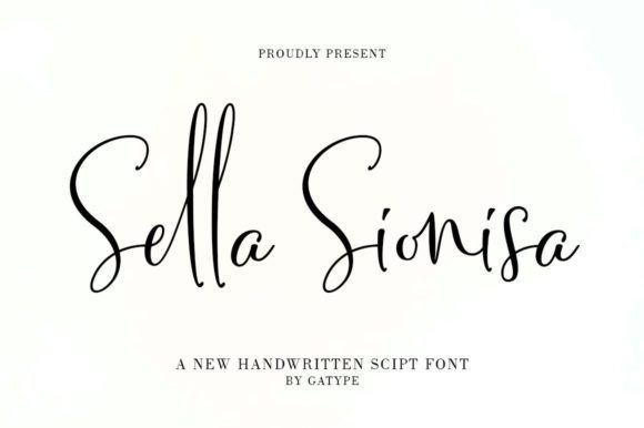 Sella Sionisa: A Premium Script Font for Makers and Designers