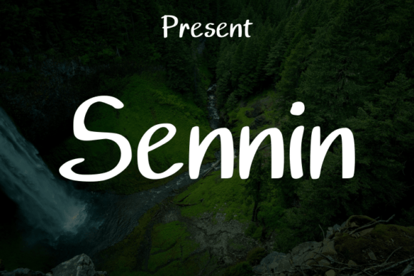 Sennin Font for Modern Branding and Campaign Design