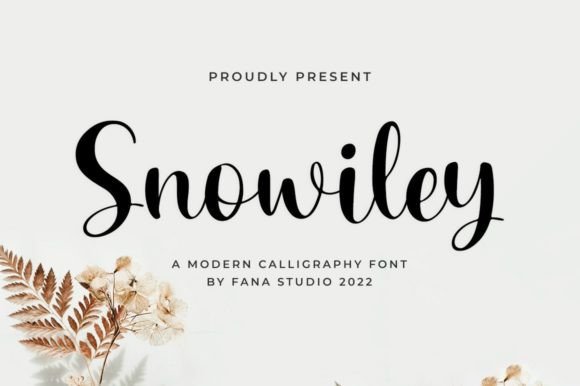 Snowiley Font Adds Magic to Your Handmade Creations