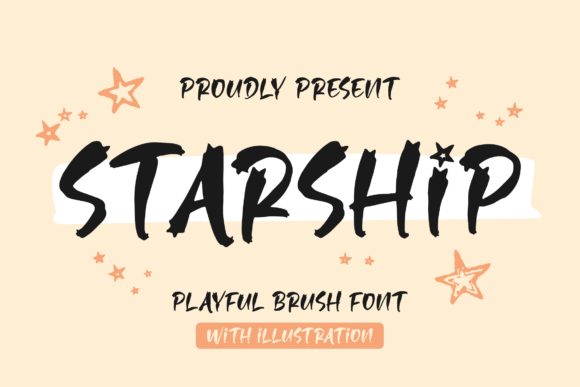 Starship Font: A Playful Brush Typeface for Bold Campaigns