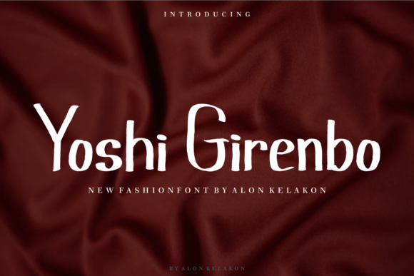Yoshi Girenbo: A Stylish Handwritten Script Font